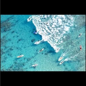 Surfing Waikiki by gray malin (print + frame)($464 retail)
